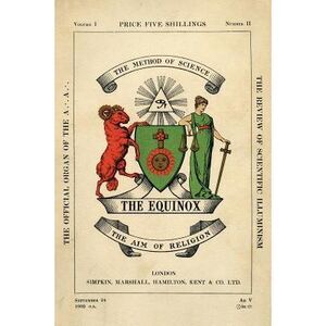 The Equinox: Keep Silence Edition, Vol. 1, No. 2 -- Aleister Crowley